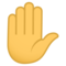Erhobene Hand