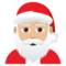 Weihnachtsmann: Mittelhelle Hautfarbe