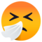 Niesendes Gesicht