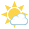 Sonne Hinter Kleiner Wolke