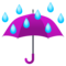 Regenschirm Im Regen