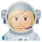 Astronautin: Mittelhelle Hautfarbe