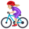 Radfahrerin: Mittelhelle Hautfarbe