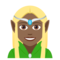 Elfe: Mitteldunkle Hautfarbe