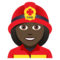 Feuerwehrfrau: Dunkle Hautfarbe