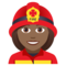 Feuerwehrfrau: Mitteldunkle Hautfarbe