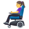 Frau In Elektrischem Rollstuhl