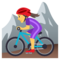 Mountainbikerin
