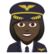 Pilotin: Dunkle Hautfarbe