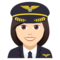 Pilotin: Helle Hautfarbe