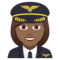 Pilotin: Mitteldunkle Hautfarbe