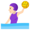 Wasserballspielerin: Helle Hautfarbe