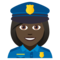 Polizistin: Dunkle Hautfarbe