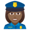 Polizistin: Mitteldunkle Hautfarbe