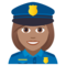 Polizistin: Mittlere Hautfarbe