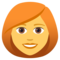 Frau: Rotes Haar