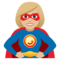 Superheldin: Mittelhelle Hautfarbe