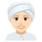 Frau Mit Turban: Helle Hautfarbe