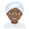 Frau Mit Turban: Mitteldunkle Hautfarbe