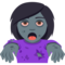 Weiblicher Zombie