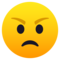 Verärgertes Gesicht