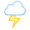 Wolke Mit Blitz