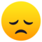 Enttäuschtes Gesicht