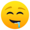 Sabberndes Gesicht