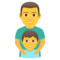 Familie: Mann, Junge