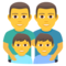 Familie: Mann, Mann, Junge, Junge