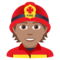 Feuerwehrmann/-frau: Mittlere Hautfarbe
