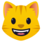 Grinsende Katze