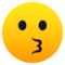 Küssendes Gesicht