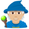 Magier(In): Mittelhelle Hautfarbe