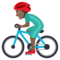 Radfahrer: Mitteldunkle Hautfarbe