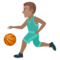 Mann Mit Ball: Mittlere Hautfarbe