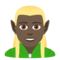 Männlicher Elf: Dunkle Hautfarbe