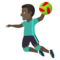 Handballspieler: Dunkle Hautfarbe