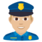 Polizist: Mittelhelle Hautfarbe