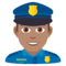 Polizist: Mittlere Hautfarbe