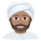 Mann Mit Turban: Mittlere Hautfarbe