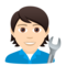 Mechaniker(In): Helle Hautfarbe