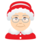 Weihnachtsfrau: Helle Hautfarbe