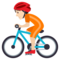 Radfahrer(In): Helle Hautfarbe