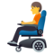 Person In Motorisiertem Rollstuhl