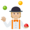 Jongleur(In): Mittelhelle Hautfarbe