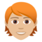 Person: Mittelhelle Hautfarbe, Rotes Haar