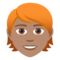 Person: Mittlere Hautfarbe, Rotes Haar