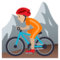 Mountainbiker(In): Mittelhelle Hautfarbe