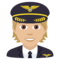 Pilot(In): Mittelhelle Hautfarbe